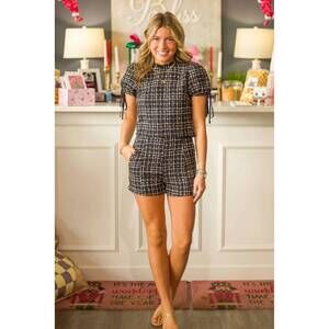 NEW SINCERELY OURS cassandra set in black tweed